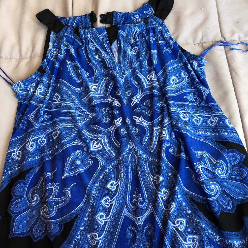 Blue summer top